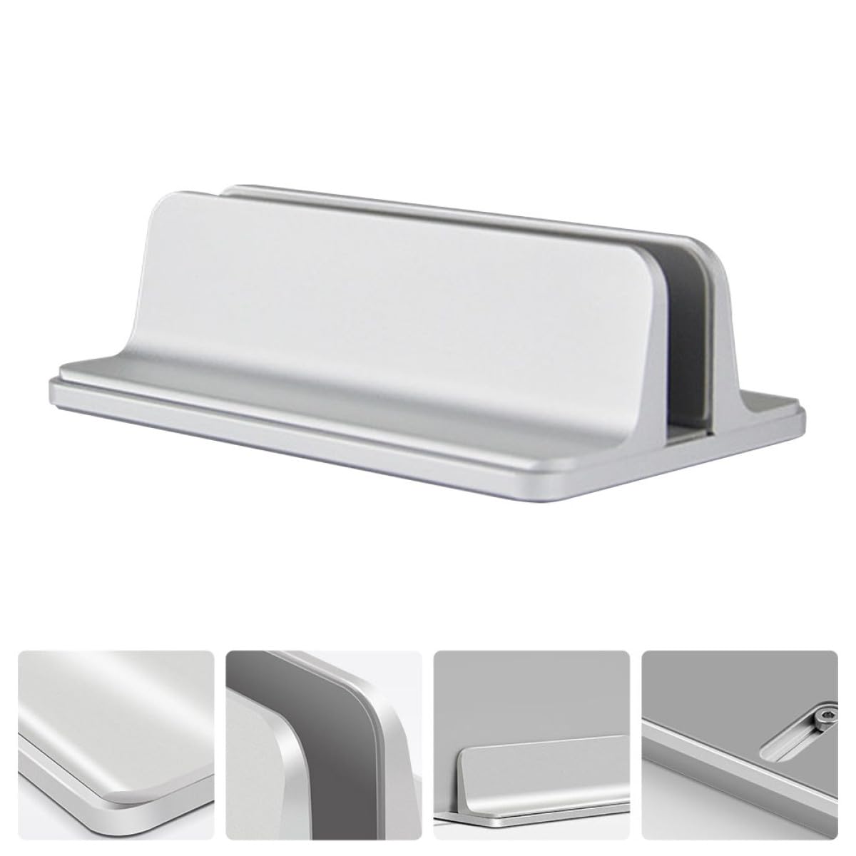 CALLARON Supporto Verticale per Laptop in Lega di Alluminio, Base per Laptop da Scrivania Leggera e Resistente, Dock Verticale per Tablet Stabile e Portatile, Accessorio per Computer