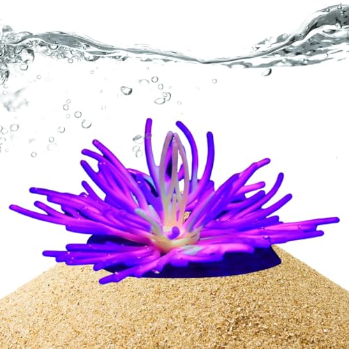 Generisch Leuchtkorallen Deko Für Aquarien | Silikon Aquarium Korallen Deko,Künstliche Wasserpflanzen Für Süßwasser Salzwasser