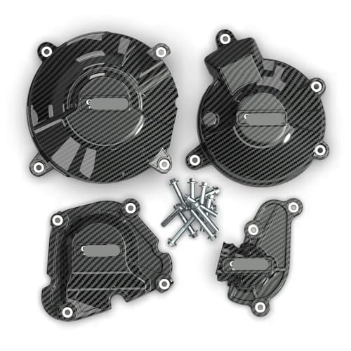 Cubierta protectora motor de aluminio texturizado para MT-09 y Tracer 900 de 2021 a 2024
