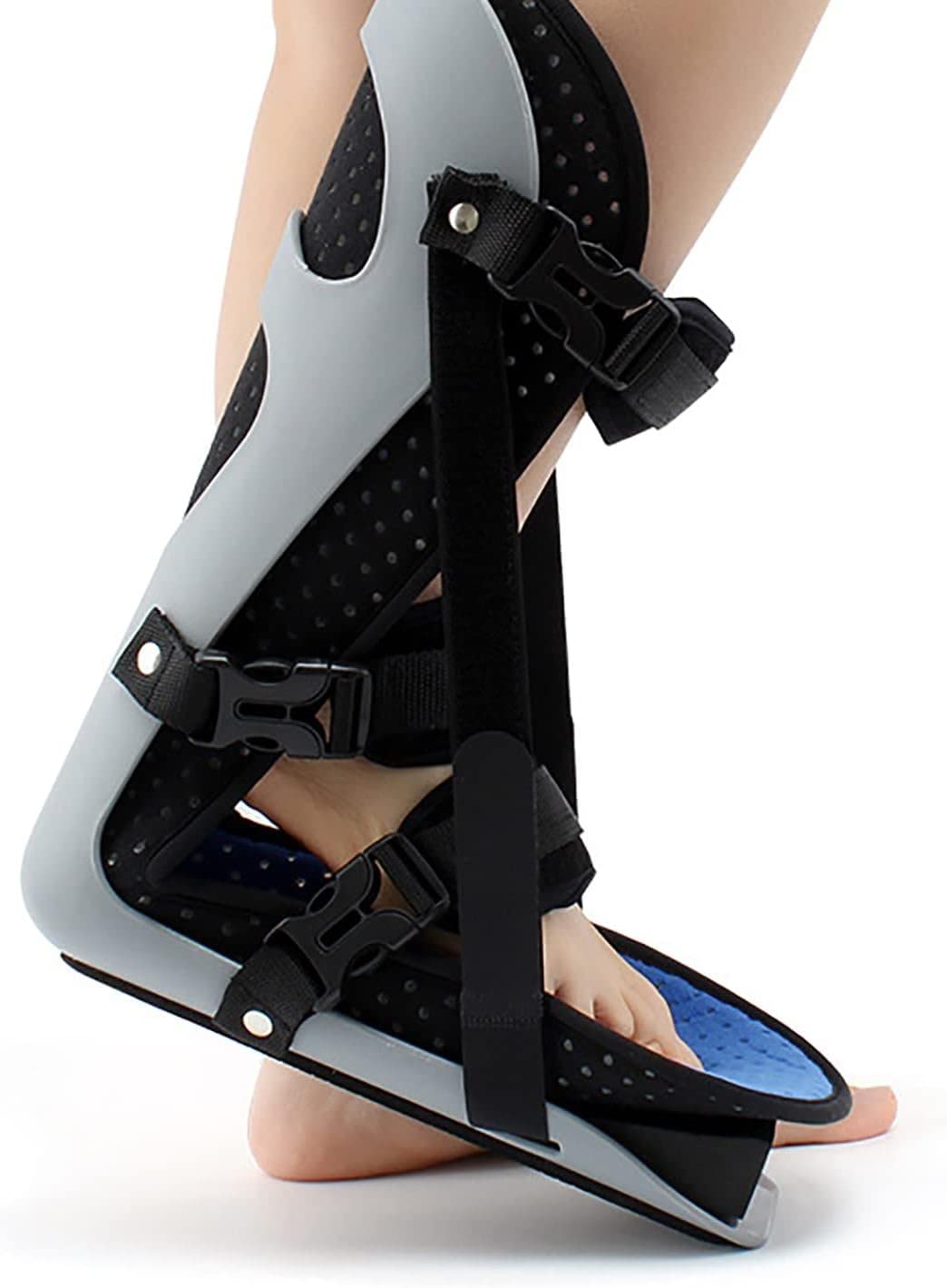 Férula ortopédica para pie caído, soporte ortopédico para pie caído, soporte ortopédico de tobillo ajustable, zapatos correctores de varo del pie para mejorar la marcha, pie caído, fascitis plant