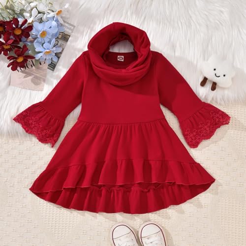 Image of fioukiay Toddler Girls Fall Winter Outfit 18 Months - 6T