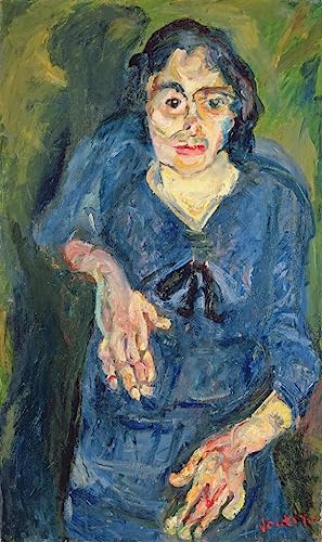Impression d'affiches Chaim Soutine portrait femme sur toile décoration mural 60x90cm