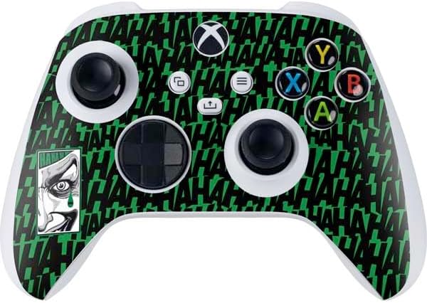 Skinit Decal Gaming Skin Compatible with Xbox Series S Controller - Officially Licensed DC Comics The Joker vs Batman Vintage Art Design
