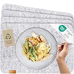 Miqio – Miqio® - Design Tischset aus Filz | Marken Label aus echtem 