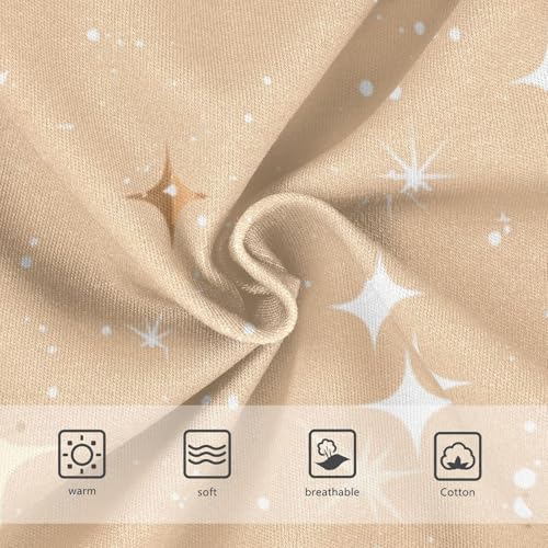 KLL Beige Sparkling Glitter Toddler Boys Comfort Nighttime Underwear Breathable Children Panties3