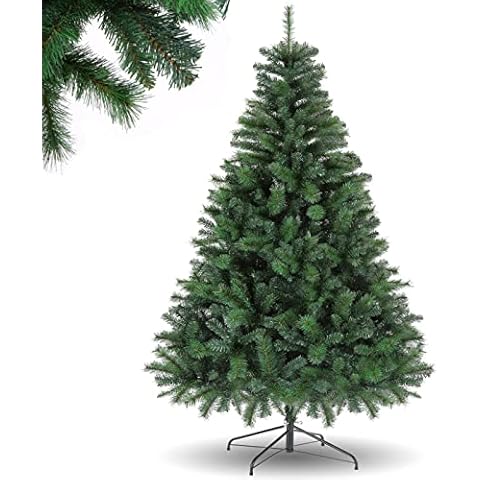 Árbol de Navidad Artificial de 210 cm con Ramas Plegables Cover