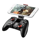 ARCHEER Bluetooth Wireless Game Controller Gamepad Joystick with Clip for iPhone iOS/Android Smartphones, Support Tablet/ PC/PS3/Samsung Gear VR/Emulator