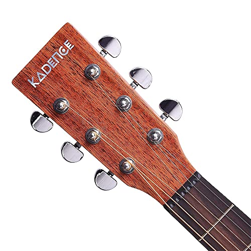 Kadence Acoustica Series Acoustic Electric Guitar - Electric Acoustic Guitar (Ash Wood) - Semi Acoustic Guitar with Pickup & Inbuilt Tuner - Electro Guitars for Beginners & Professionals - Image 5