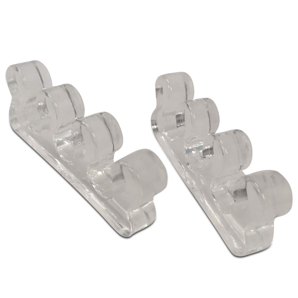 Una Coppia Di Dita Da Yoga Blu Barella E Separatore Delle Dita Dei Piedi Per Fermare Il Dolore Al Piede E Aumentare Le Prestazioni Atletiche (Bianco)-image