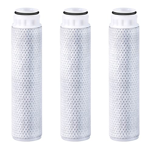 HOMELODY Duschkopf 3 PP Baumwolle Filter für Handbrause, Duschkopf Filter Filterelement Erweicht Hartes Wasser, Handbrause Baumwoll Filter Wassersparend Druckerhöhend, Entfernt Chlor & Fluorid Cover