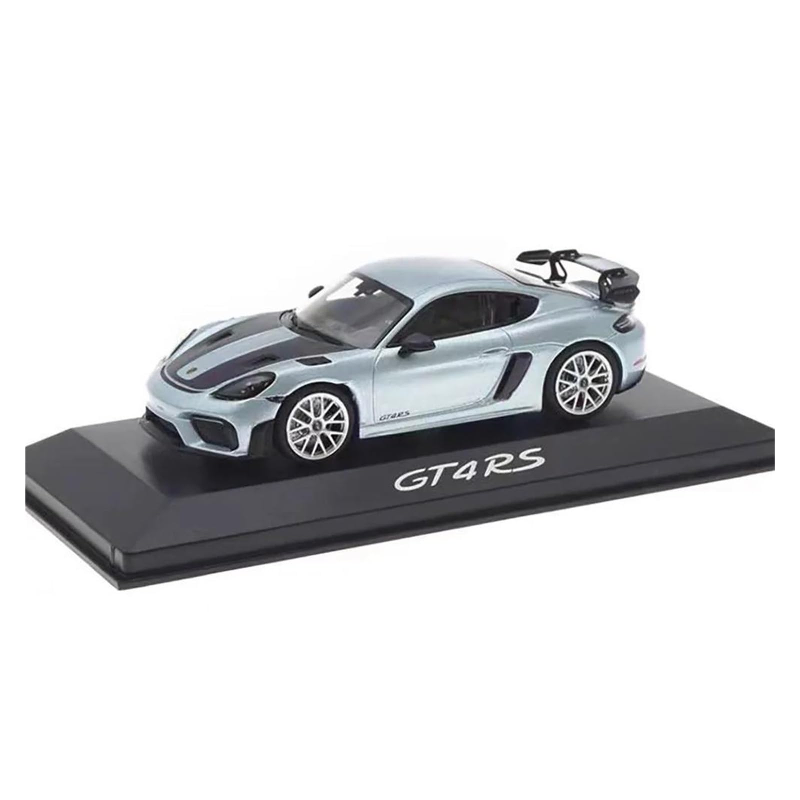 Metallo Scala Replica 1 43 Per Porsche 718 Cayman Gt4 Rs Modello auto famosa lega pressofusa collezione decorazioni per la casa Hobby Veicoli Giochi Set