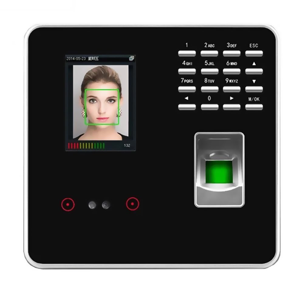 Amazon.co.jp: 従業員用打刻機、TCP/IP生体認証顔勤怠システム、顔を