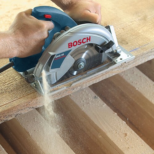 Bosch Professional Handkreissäge GKS 65 (240V, 1.600W, Sägeblattbohrung Ø 30mm, im Karton) – Bild 4