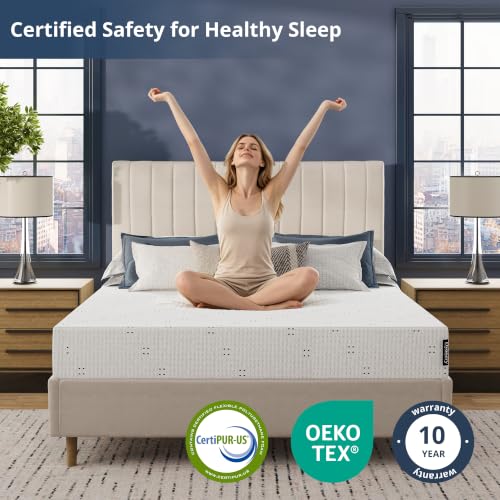 Image of Dyonery Twin Mattress 8 Inch Gel Memory Foam Mattress Firm Support | Mattress in a Box, Cooling Sleep, Pressure Relief, Fiberglass Free, CertiPUR-US Certified Foam