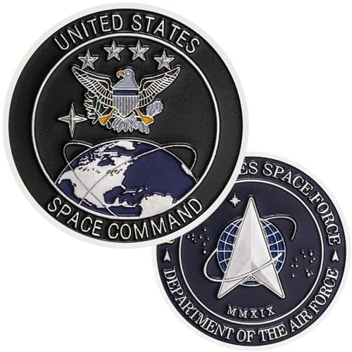 Moneda Conmemorativa Fuerza Espacial Estados Unidos miniatura 2