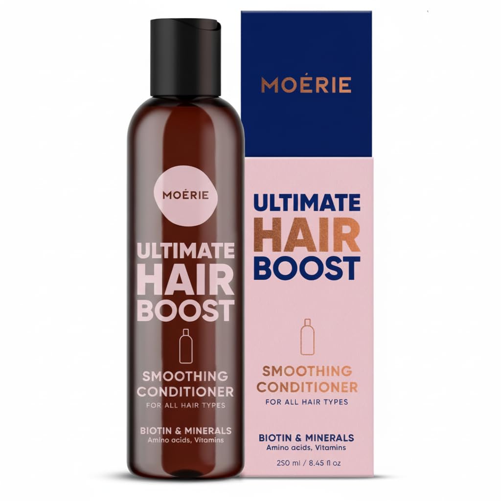 Moerie Mineral Hair Growth Conditioner – For Longer, Thicker, Fuller Hair - Vegan Hair Products – Paraben Free Hair Products – All Hair Types – Reverse Hair Loss – 8.5 fl oz (251ml)