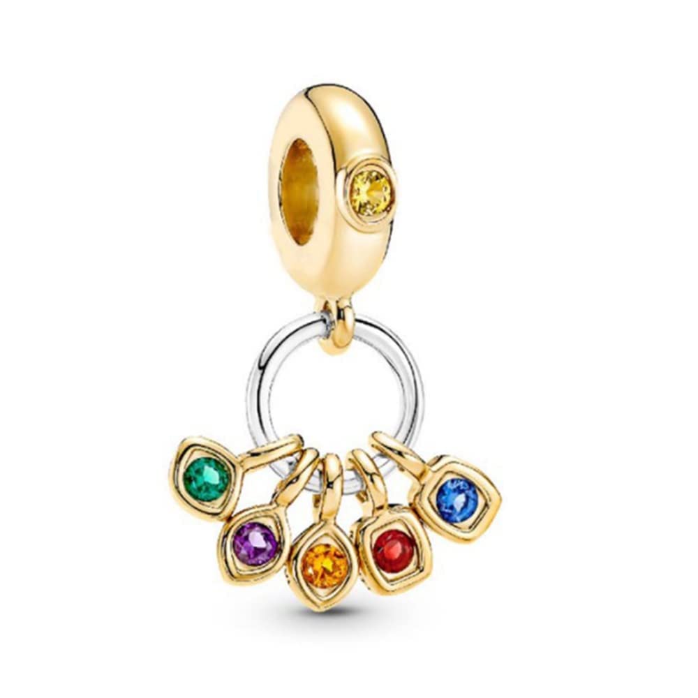 NJXINJIABO925 Sterling Silver Christmas Charms for Bracelets and Necklaces Christmas Tree Santa Claus Snowman Snowflake Dangle Pendants Beads Charms Jewelry Gift for Women Girls