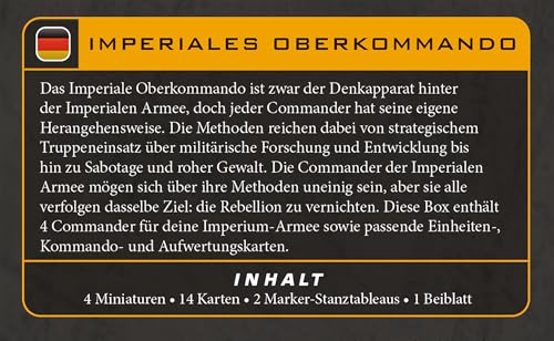 Star Wars: Legion Imperial High Command miniatura 5