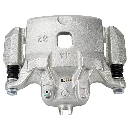 Image of TRQ Front Left Brake Caliper w /Bracket Drivers Side