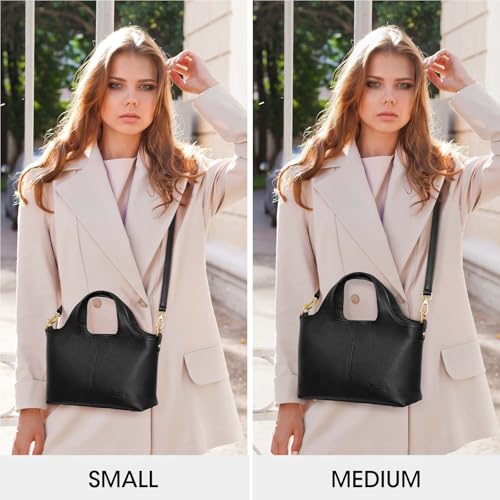 Kattee Leather Handbags and Purses for Women, Small Crossbody Bags for Women Cross Body Purses with Top Handle2
