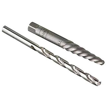 57013 Ex-1 Spiral Flute Screw Extractor + 5/64 Drill Bit Combo Set | Carbon Steel | 3-Pack