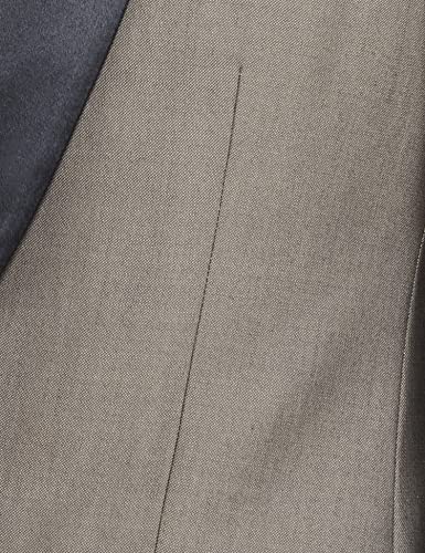 Image of Raymond Wool Blend Men's Full Sleeve Contemporary FIT Dark Fawn Formal Suit