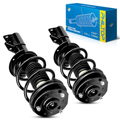 Image of PHILTOP Front Struts Shock Absorber Fits Alero 1999-2004, Classic 2004-2005, Cutlass 1997-1999, Grand Am, Malibu, Quick Suspension 171672 * 2, Struts with Coil Spring Assemblies SAA342 Set of 2