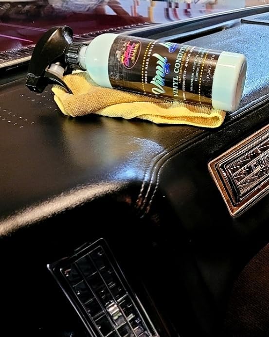 Vinyl Luv VL-1 Street Juice Products Vinyl and Rubber Sprayable Conditioner For Cars, Trucks, Motorcyles, Boats, & RV Interiors, and More Screens out UV Rays 128 fl oz
