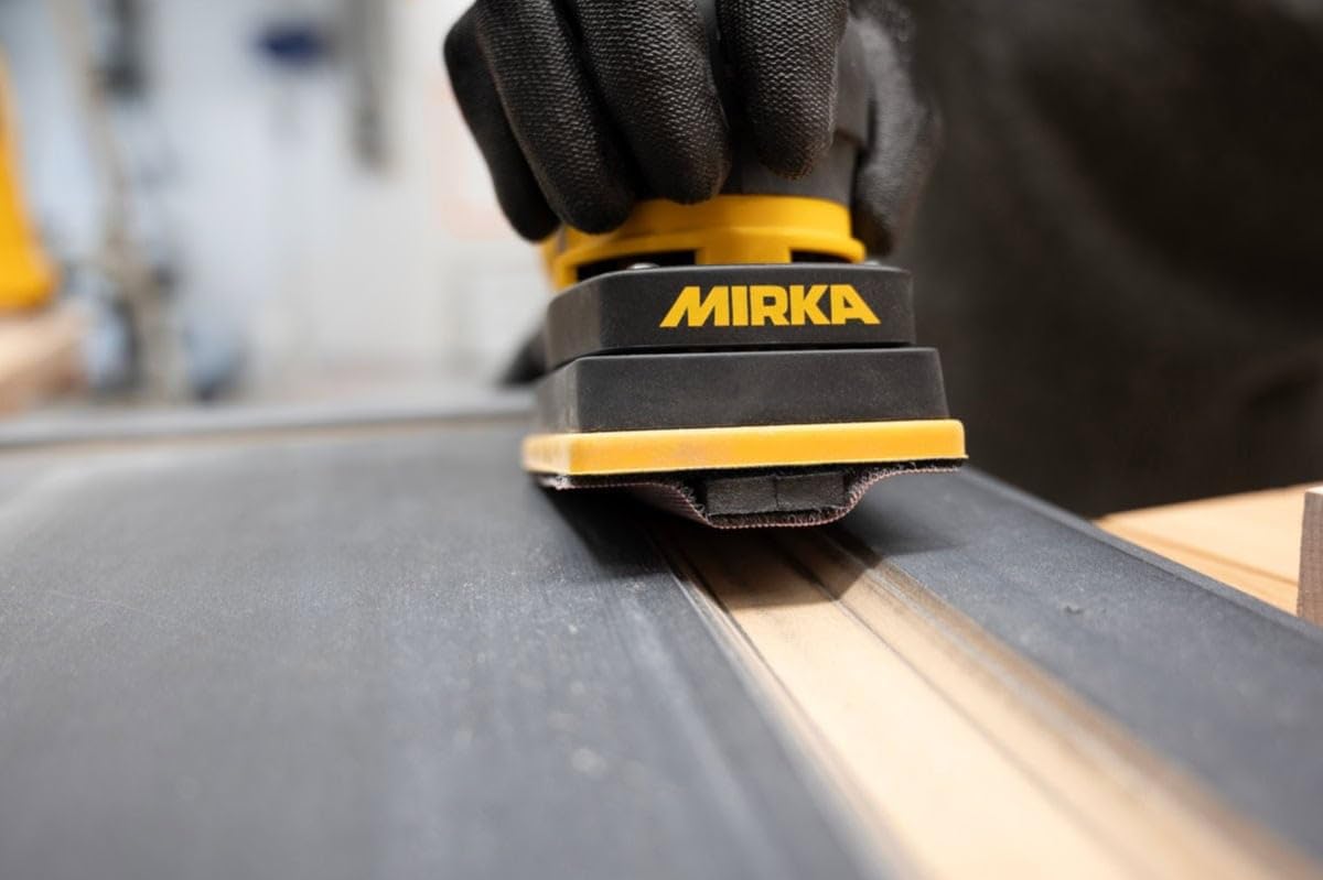 Mirka Mousse Interface Profilpad 75x100mm / épaisseur 6mm souple/ajustement facile des éléments prédécoupés/bien adapté aux projets de bricolage/ponçage sans poussière