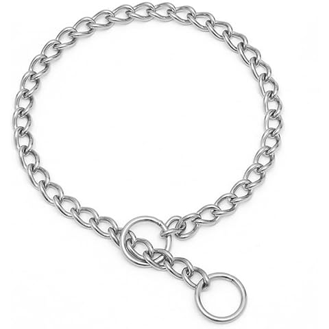 ADIDO EVA Chain Dog Training Choke Collar, 304 Stainless Steel (15.7in 2.0mm 1 CT) Cover
