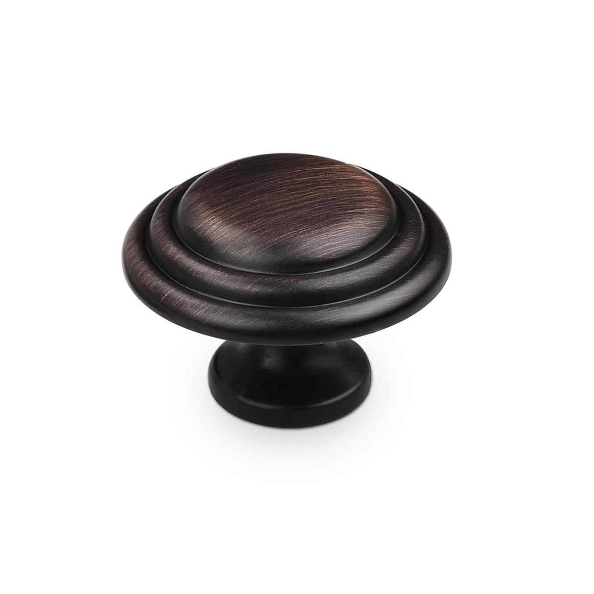 Gobrico 1-3/8" Diameter Bi-Fold Cabinet Knobs Oil Rubbed Bronze Kitchen Pulls Handles for Bathroom and Bedroom Drawers Wardrobes 25 Pack
