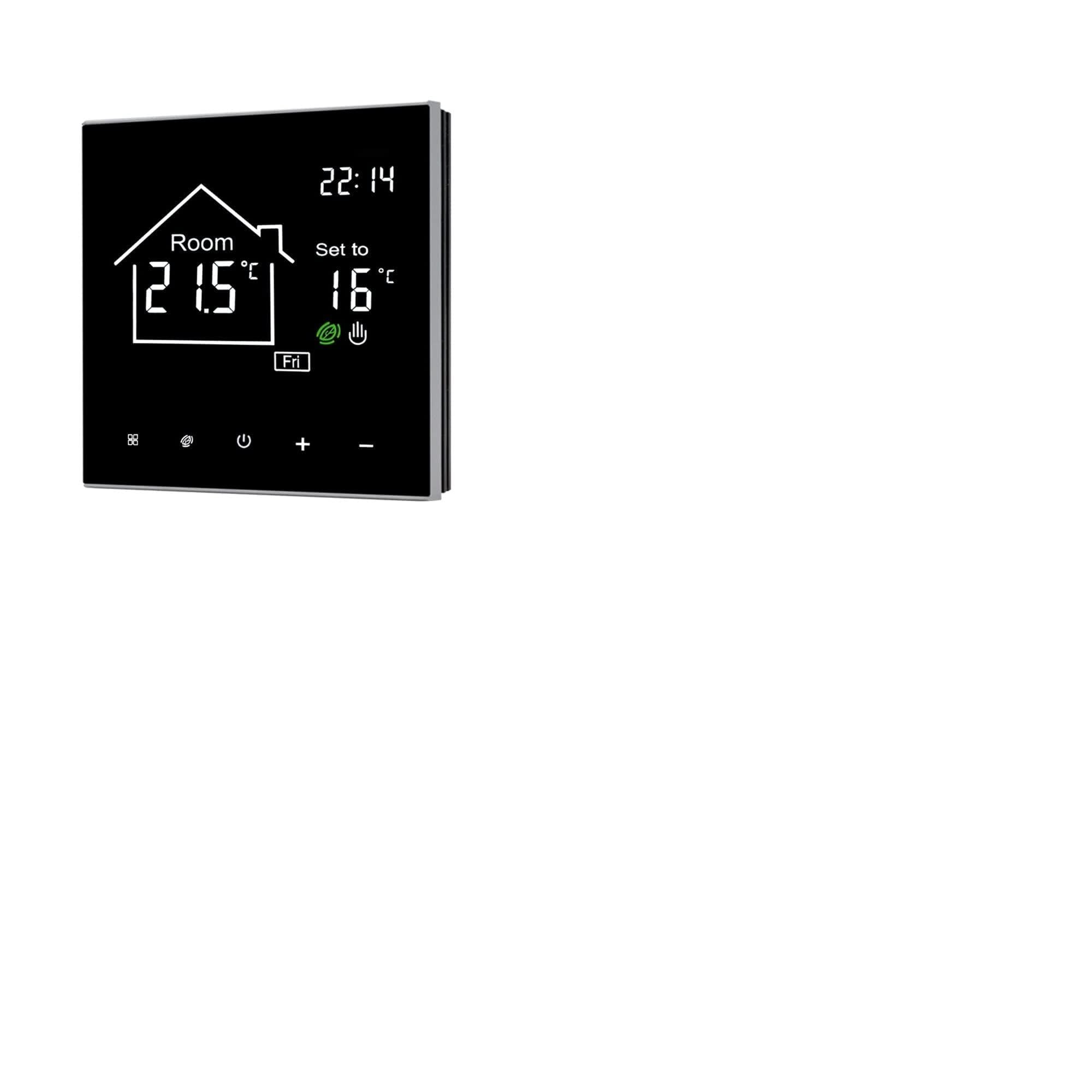 Cyfrowy higrometr termometr wewnętrzny Tuya Wifi Smart Thermostat LCD Wyświetlanie ekranu dotykowego do elektrycznego podłogi podłogowej Woda/gazem Kotłak Temperatura zdalny sterownik bezprzewodowy Z