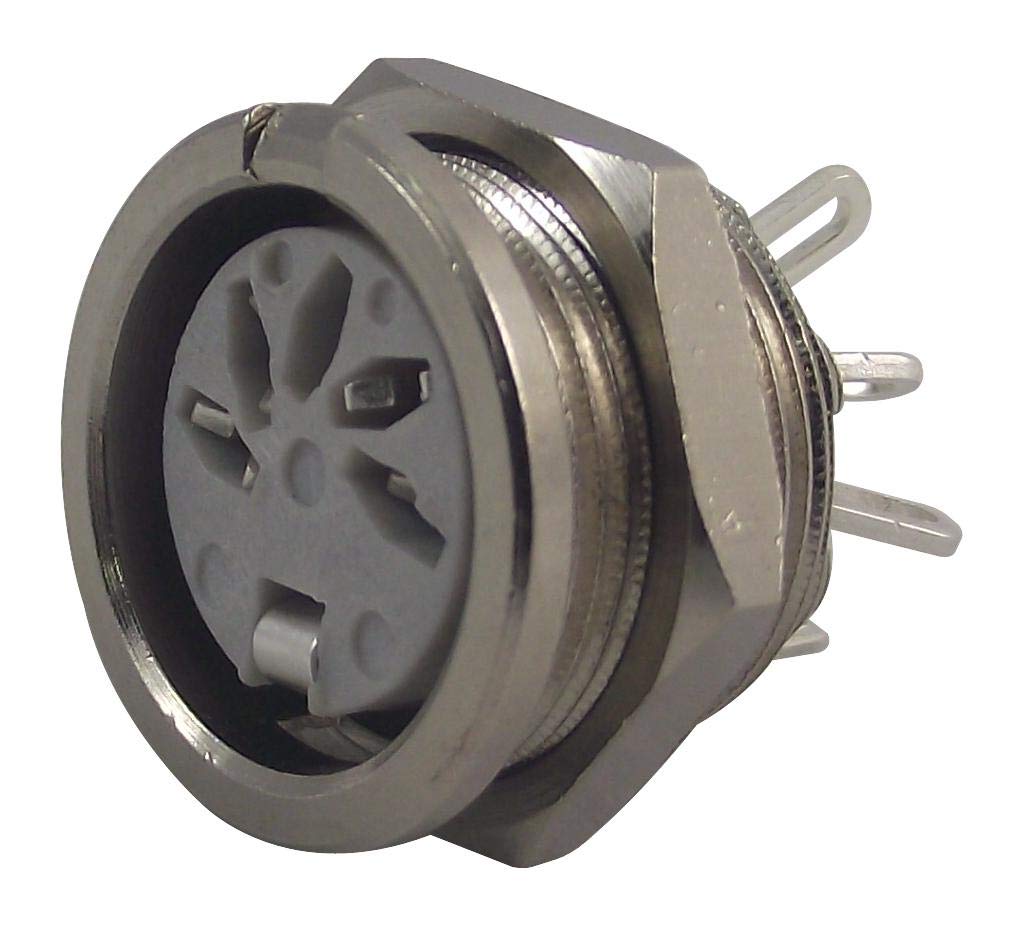 Deltron Components Connector, Din, Jack, 5 Position - 650-0500