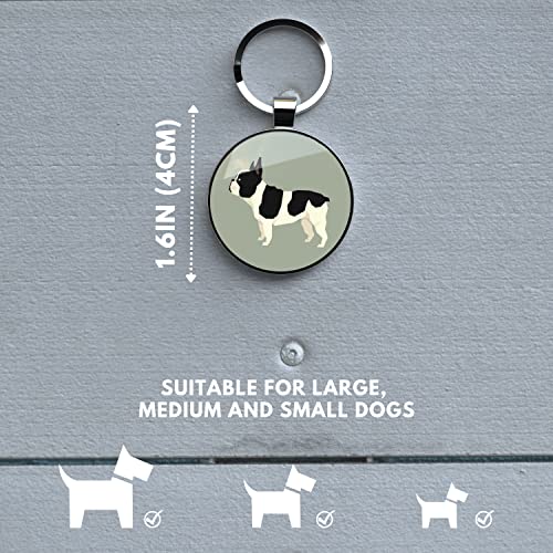 Disontag Qr Code Dog Tags, Personalized Dog Tags For Pets, Dog Id Tags, Dog Name Tags, Online Pet Page Prevent Lost/Modifiable French Bulldog Gifts #TOP4