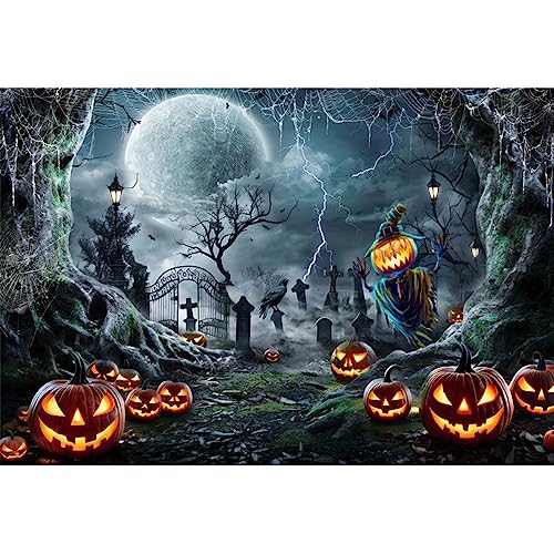 Amazon | Qinunipoto 背景布 ハロウィン ハロウィーンの背景