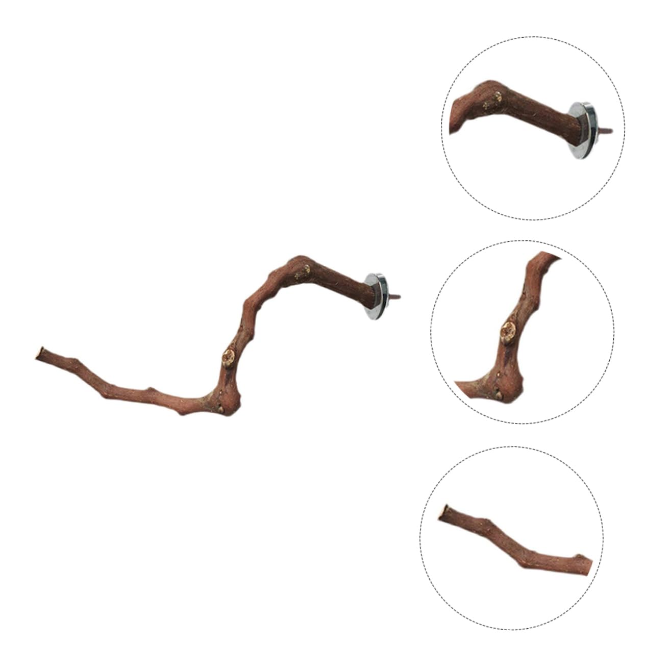 DOITOOL 3stücke Papagei Stehende Stange Aus Holz Vogelspielzeug Für Käfig Fördert Spiel Und Bewegung Für Wellensittiche Und Andere Vögel Vogelspielzeug Holz-sitzstange Für Papageien
