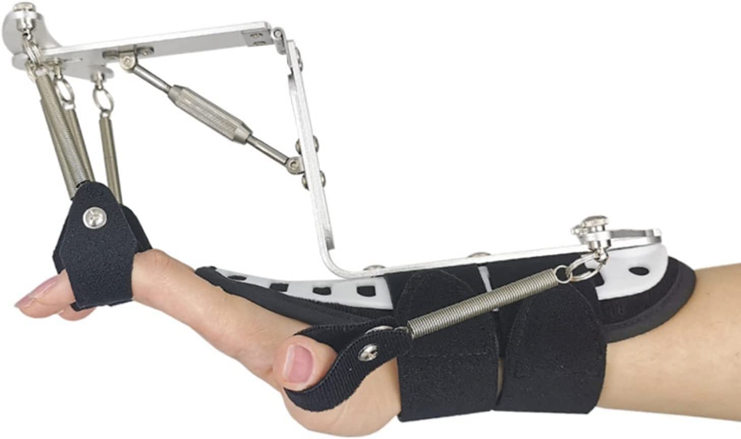 Órtesis de Dedo de Muñeca,Órtesis de Dispositivo de Entrenamiento de Dedo Y Muñeca Ajustable, para Rehabilitación de Manos y Dedos Ejercicio