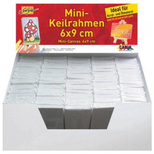 KREUL 683602 Mini-Keilrahmen Solo Goya, im Thekendisplay