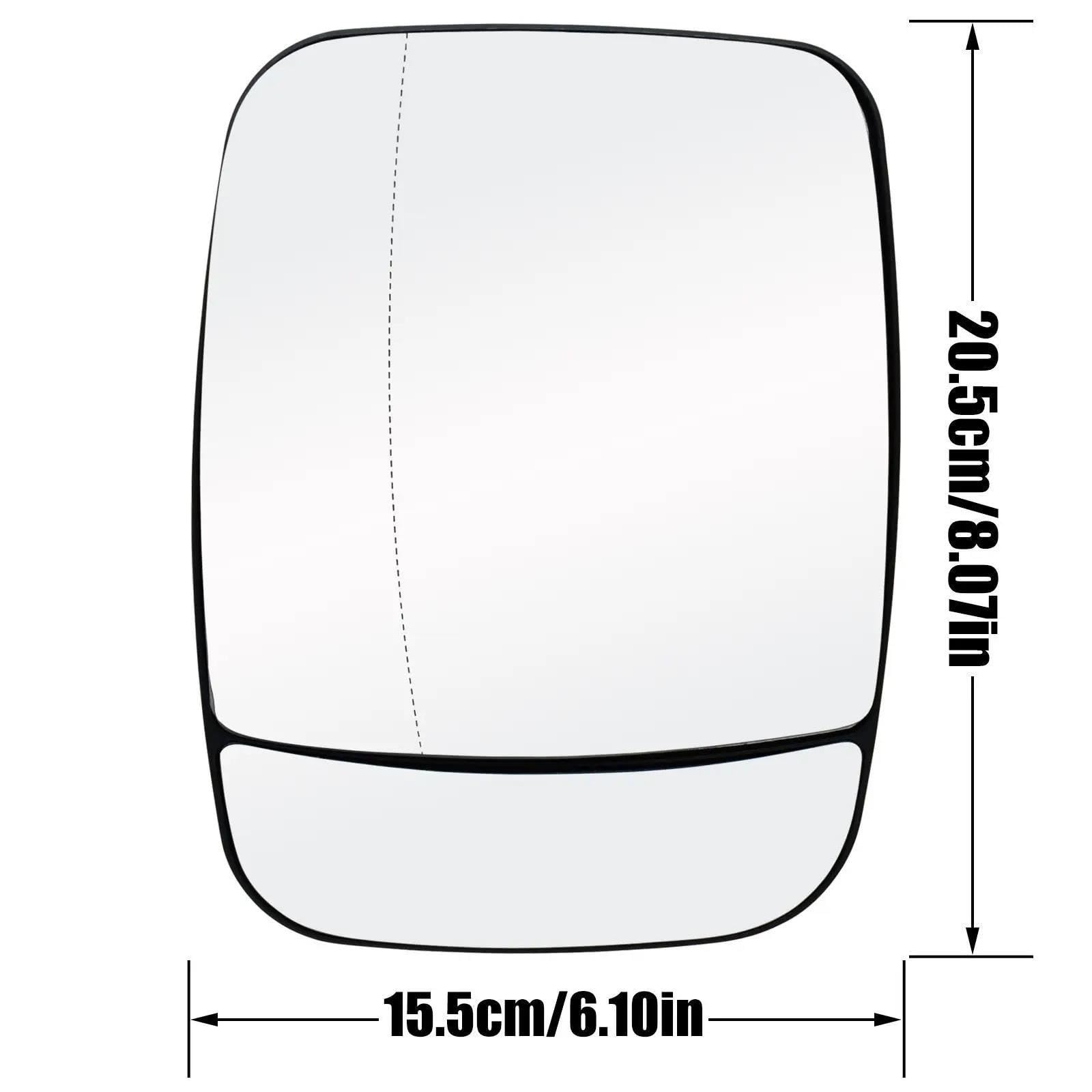 Verre Recul Miroir Rétroviseur Latéral Gauche/droit Chauffant Et Asphérique Pour Opel Pour Vauxhall Pour Vivaro 2014- Retroviseur(Gauche et droite)