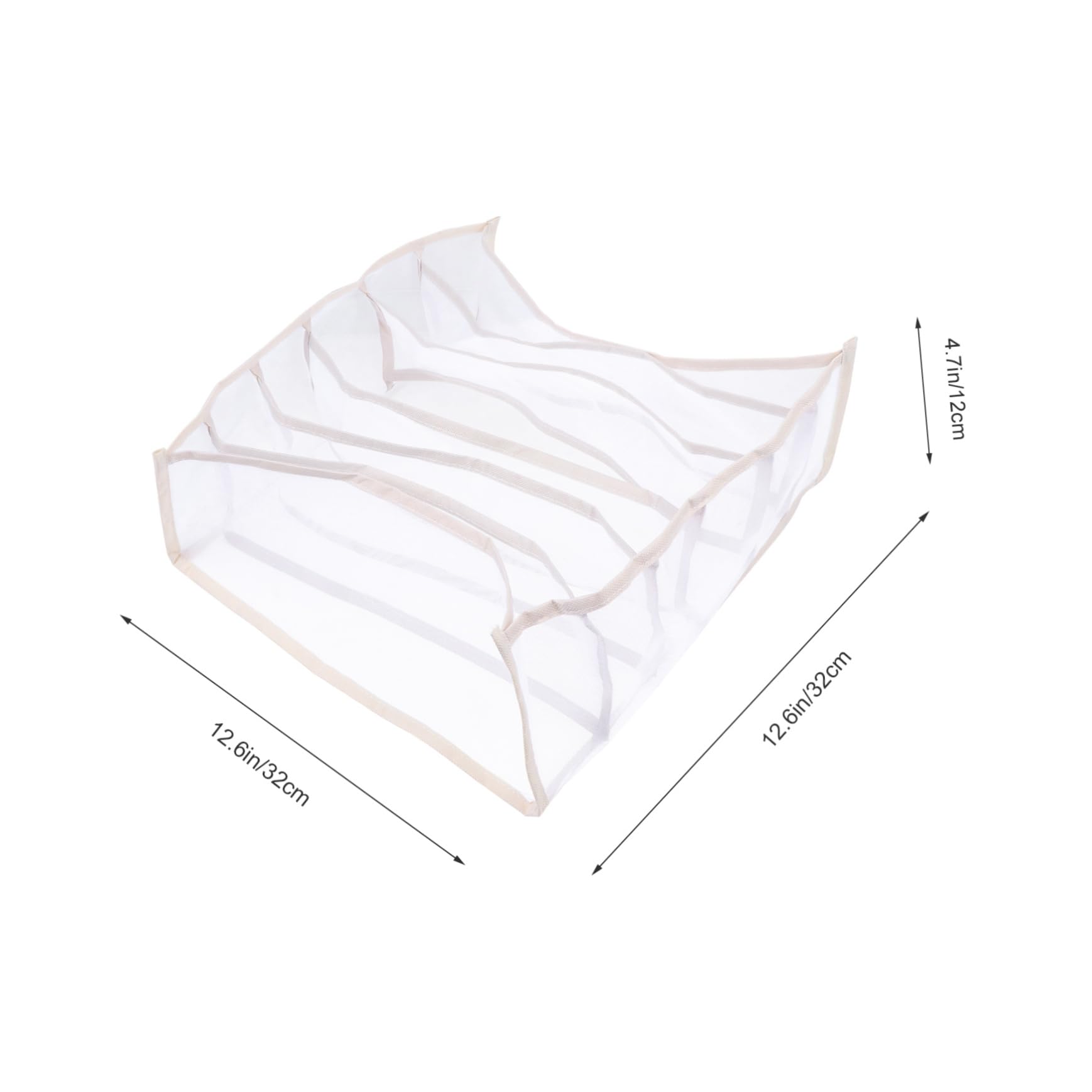 MAGICLULU 9piezas Organizador De Ropa Interior Compartimentos Para Calcetines Bragas y Sujetadores Caja De Almacenamiento Para Armarios