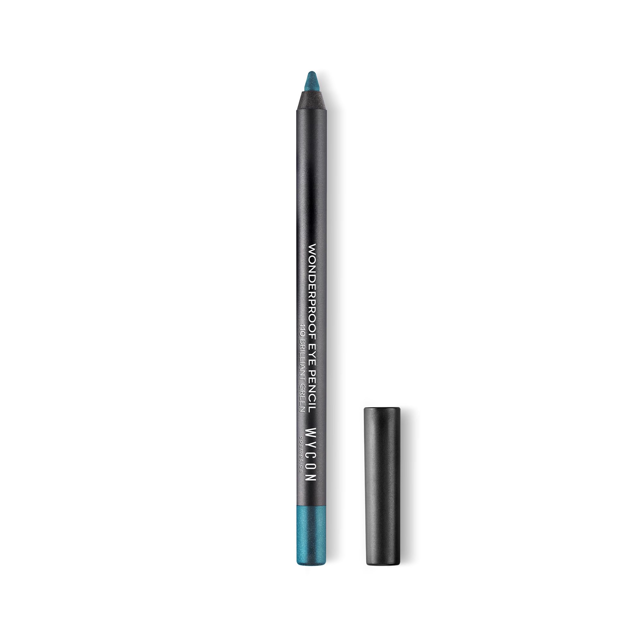 WYCON cosmetics WONDERPROOF EYE PENCIL - Matita Occhi Lunga Durata, Matita Occhi Waterproof, precisa non sbava (110 BRILLIANT GREEN)