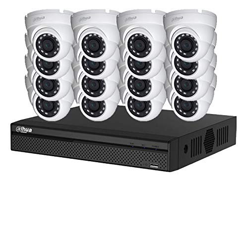Kit enregistreur 1To 16 caméras dômes 2Mpx vidéo Surveillance DAHUA