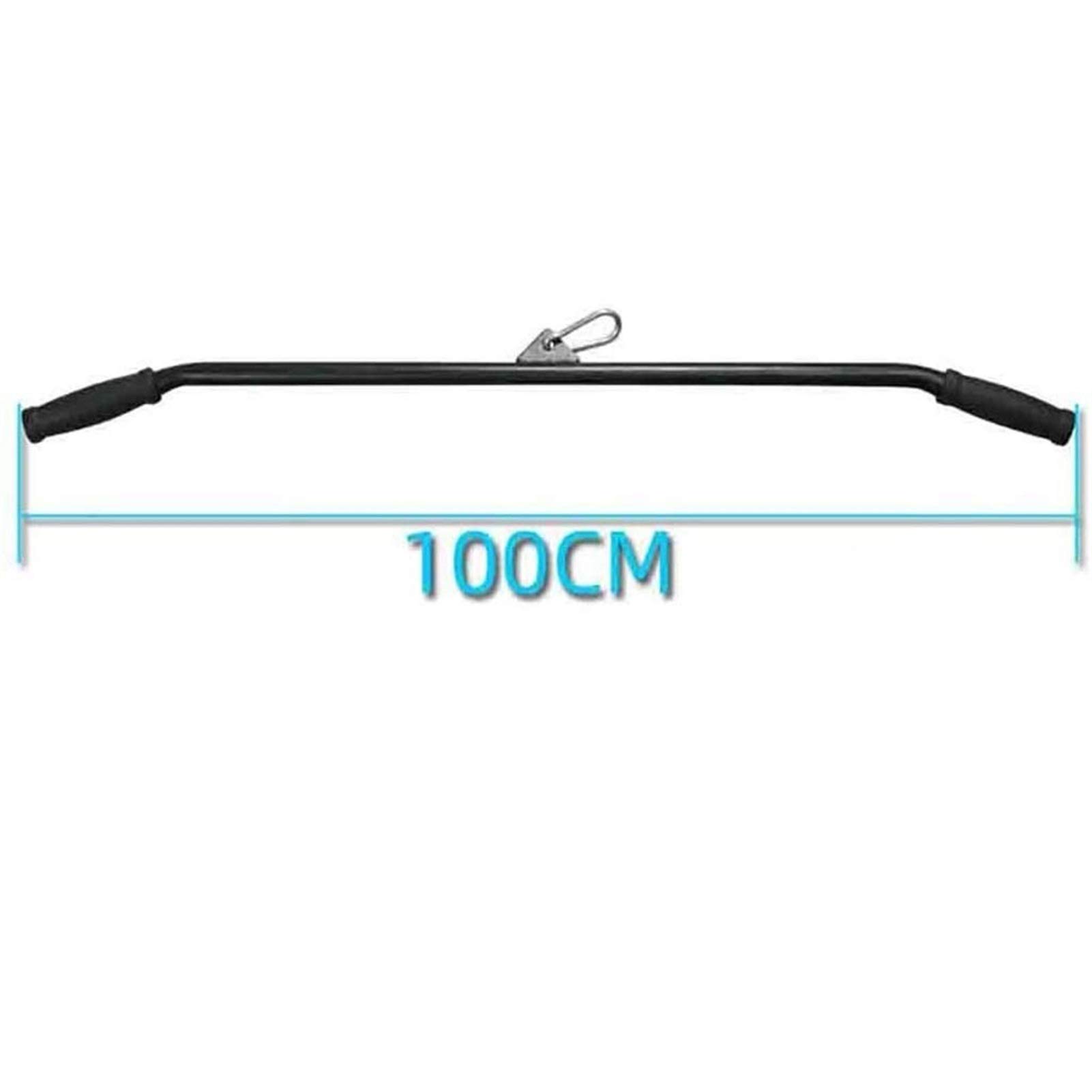 LAT Machine Barra 40in LAT Barra Pull-Down Bar Fitness Cavo Accessorio Cavo, Barra di tricipiti, latitudine Pull-Down, Home Fitness Cavo Accessorio per Cavo Maniglia in Gomma