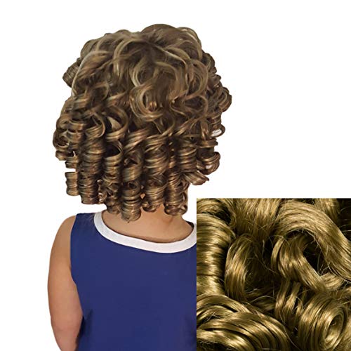 Cheerleader Ringlet Curly Drawstring Ponytail (12T16: Lt Golden Reddish Brown Tipped w/Honey Ash Blonde)