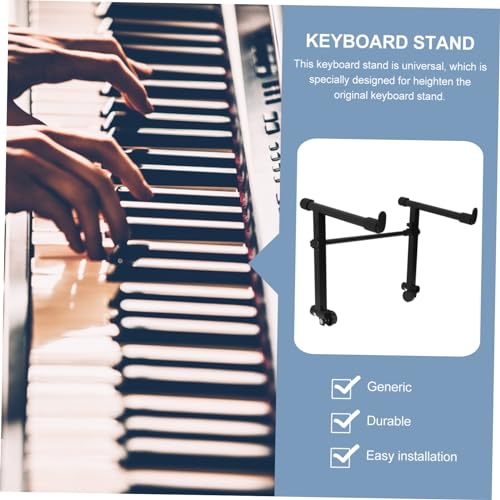 Toyvian 1 Jeu Soutenir La Barre Stabilisatrice Électronique Titulaire De Piano Réglable Clavier Stand Support De Clavier Cadres De Stand De Piano Clavier Rack Caoutchouc Métal Étagère - Les Beatles, Paul McCartney, John Lennon, RIngo Starr, George Harrison Toyvian 1 Jeu Soutenir La Barre Stabilisatrice Électronique Titulaire De Piano Réglable Clavier Stand Support De Clavier Cadres De Stand De Piano Clavier Rack Caoutchouc Métal Étagère – Image 4