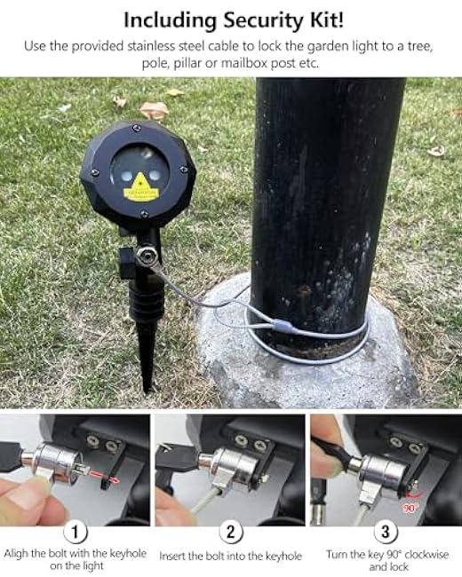 Poeland Garden Lights Moving Laser Christmas Lights Firefly Star Projector for Home and Garden Blue/Green