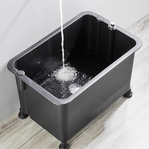 Évier de service de vadrouille fixe avec système anti-blocage - 7