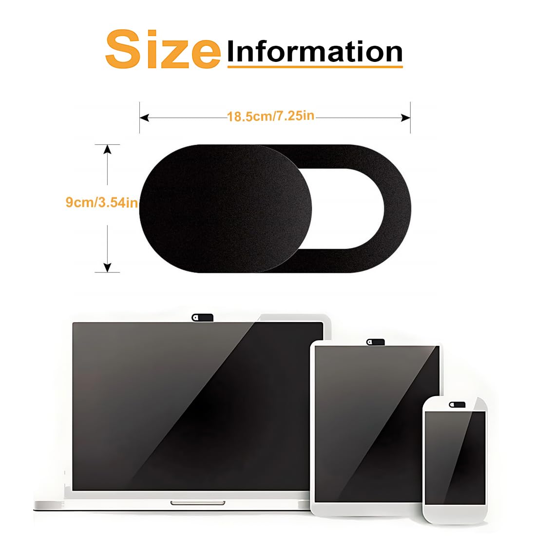 Copri Webcam Scorrevole - 6 Pezzi Ultra Sottili Per Laptop, PC, Tablet E Smartphone - Foto 7