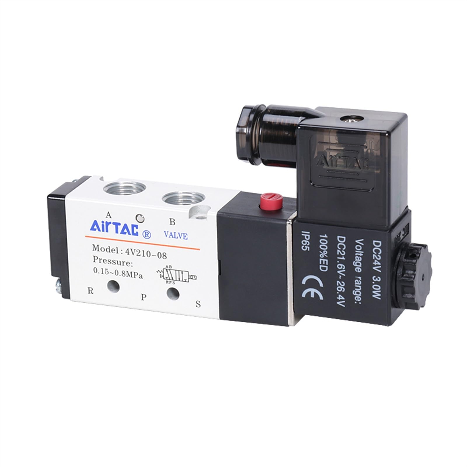 AWWVRLMM Solenoid valve Two-Position Five-Way Valve 4V21008 DC24V(4V21008B-DC24V)