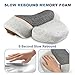 nimbleleap Pillow Massage Neck Hump 3-in-1 Massager Pillow with Heat, Deep Tissue Relief Neck Traction, Cervical Support Hump Corrector for Women and Men, Memory Foam Support